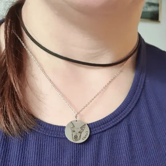 Djurporträttet Halsband - Gravera ditt Husdjur