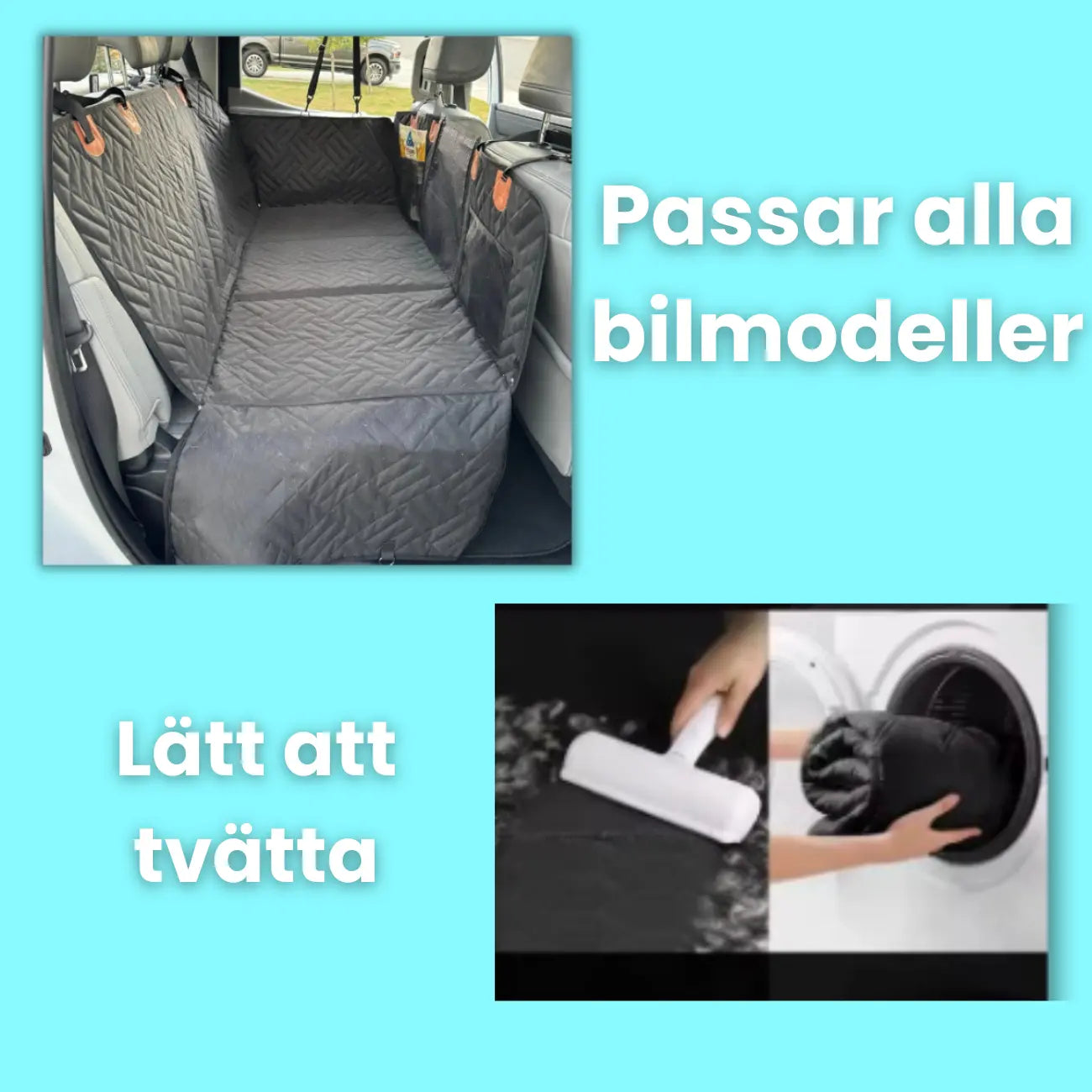 Bagsædehytte + Gratis hundesele